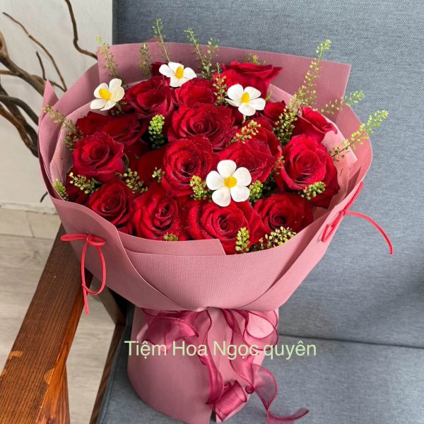 HB063 Hoa hồng đỏ